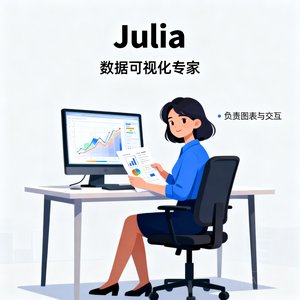 Julia，数据可视化专家，负责图表与交互